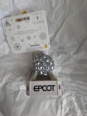 Spaceship Earth lightup ornament