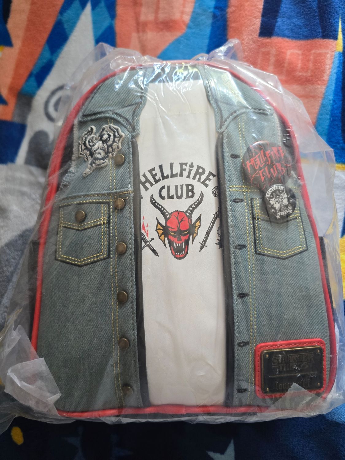 Stranger Things Eddie Munson Hellfire Club Poungeflt backpack