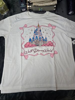 Walt Disney World Castle ribbon shirt