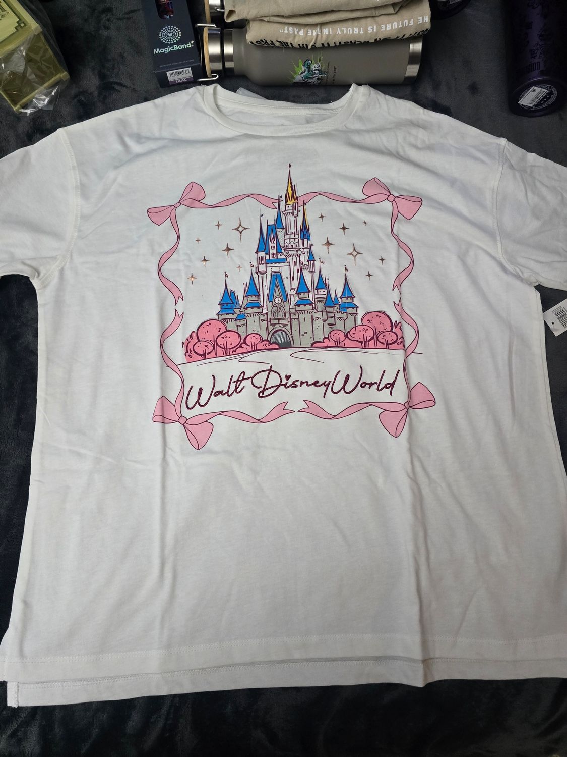 Walt Disney World Castle ribbon shirt
