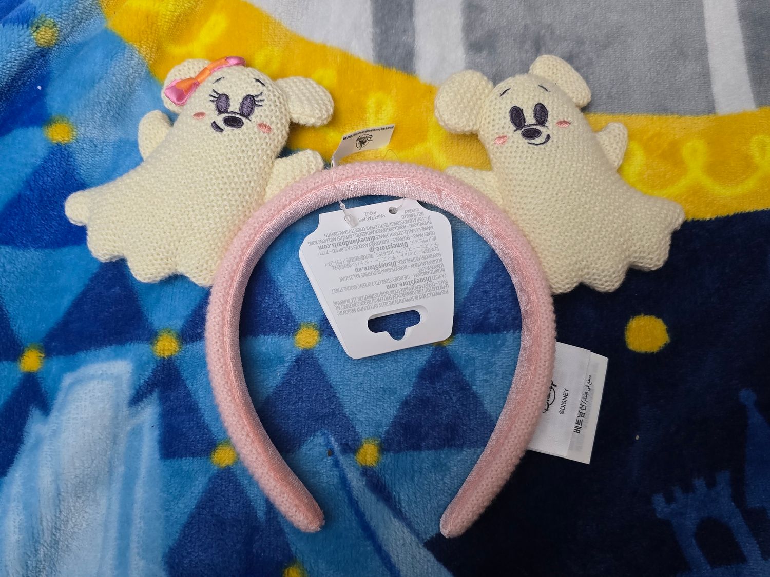 Disney Parks Ghost Mickey &amp; Minnie headband