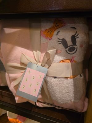 Minnie Mouse ghost blanket