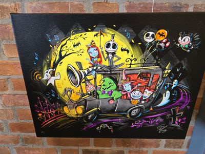 Miss MIndy Nightmare On Parade gallery wrap canvas