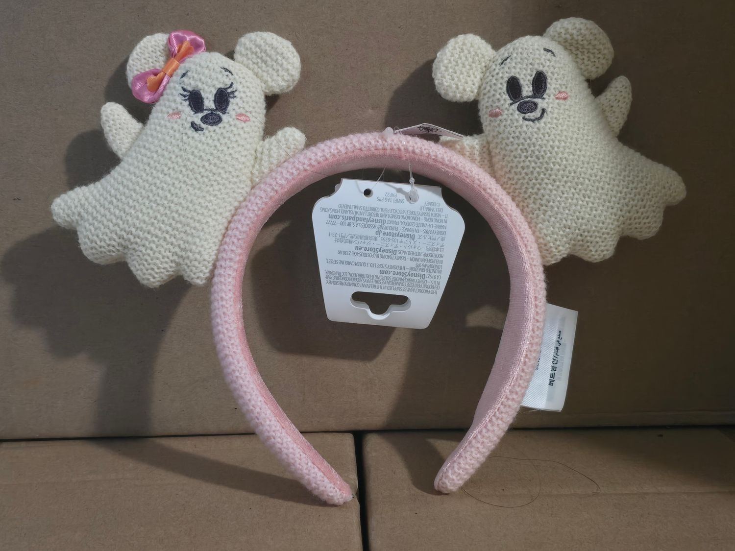 Disney Parks Minnie &amp; Mickey Ghost headband