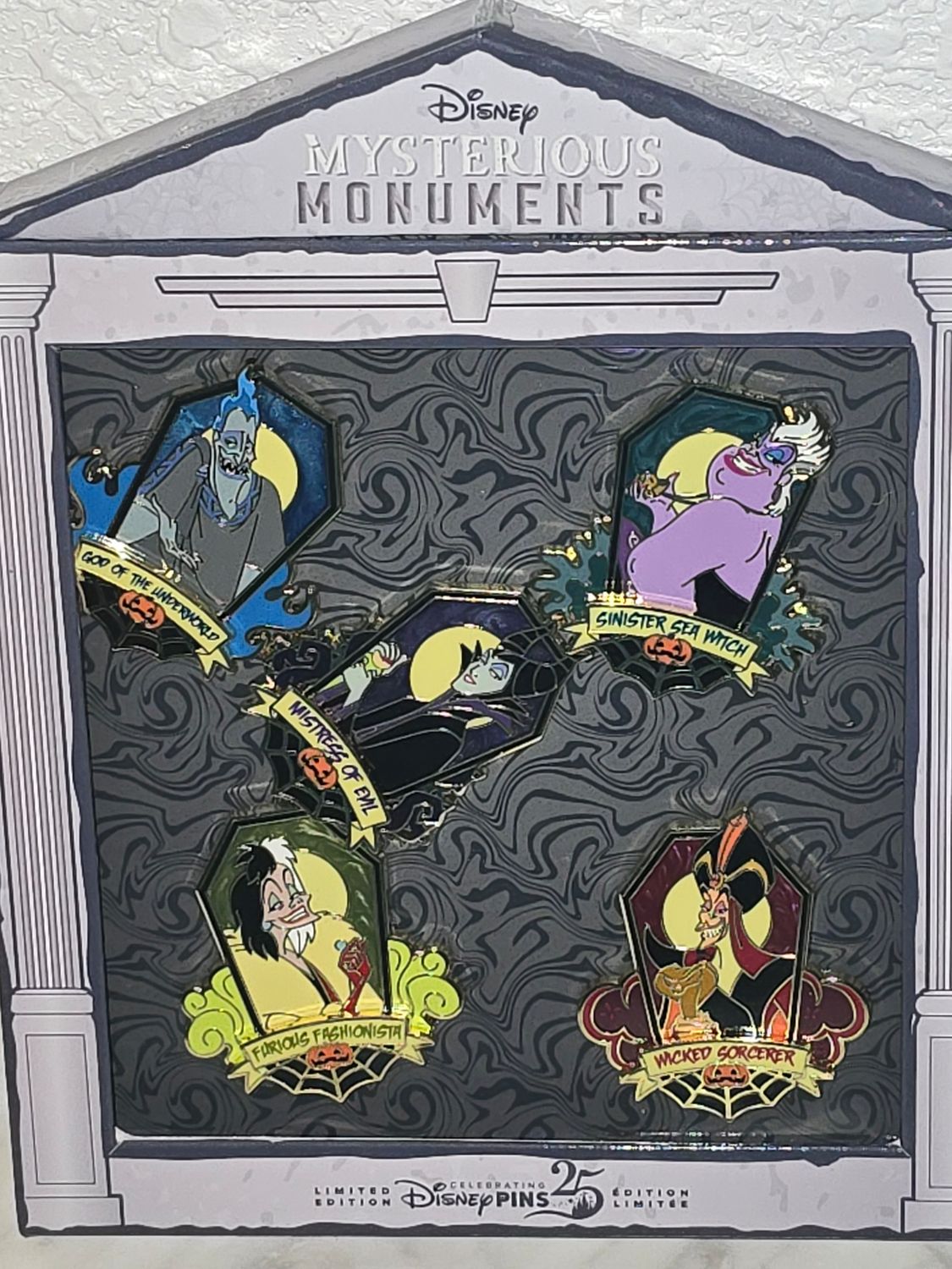 Disney Mysterious Monuments pin set