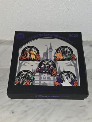 2025 Mickey’s Not So Scary Halloween Party 5 Pin LE 1000 Box Set