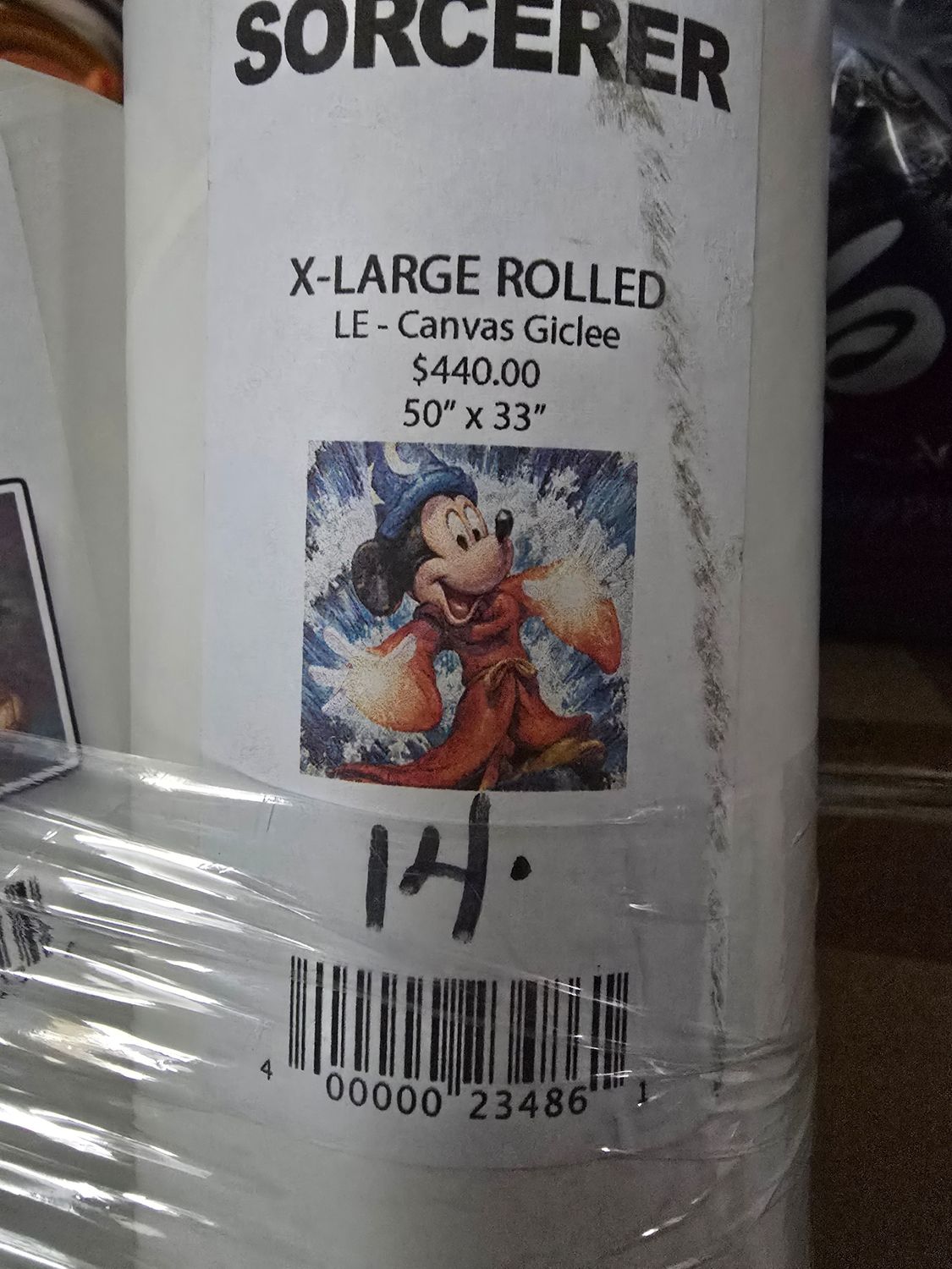 Greg McCullough Sorcerer XL rolled canvas