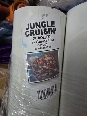 Greg McCullough Jungle Cruisin XL rolled canvas