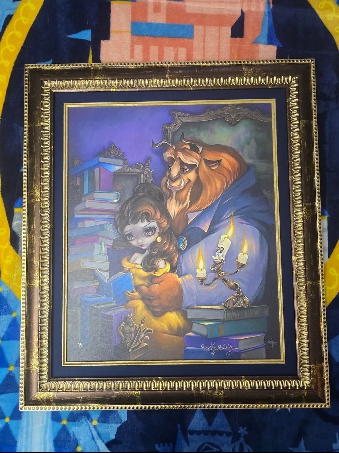 Jasmine Becket-Griffith Beauty and the Beast framed giclee