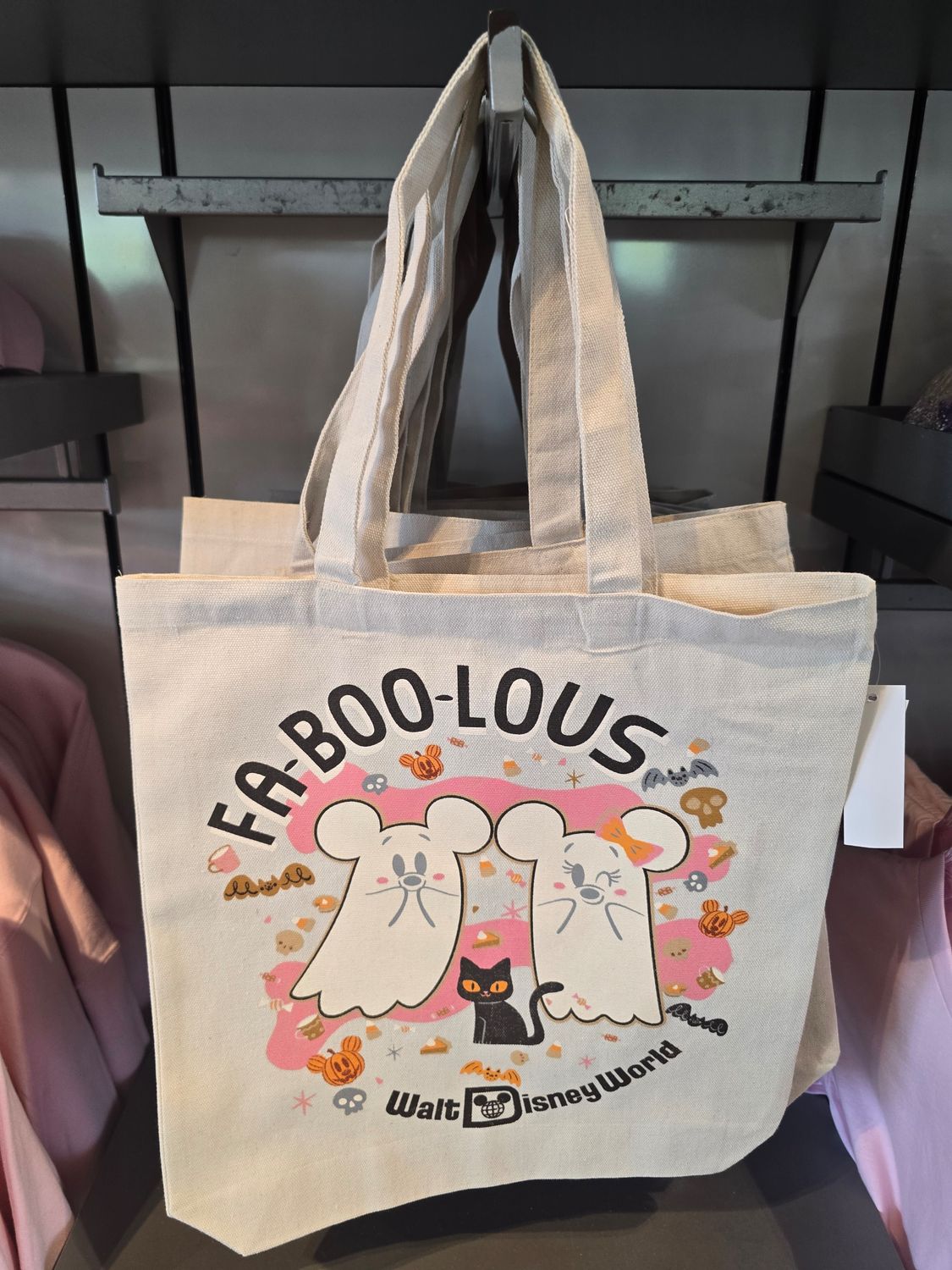 Mickey Ghost reusable tote