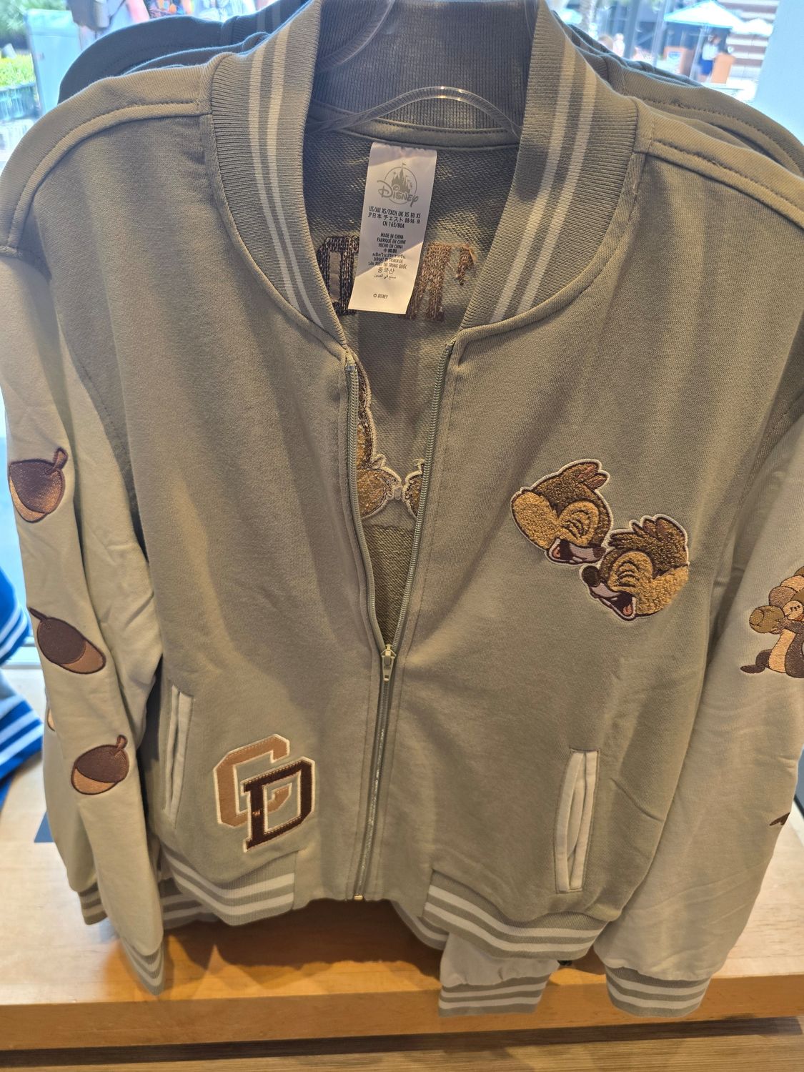 Disney Varsity Jacket Chip &amp; Dale