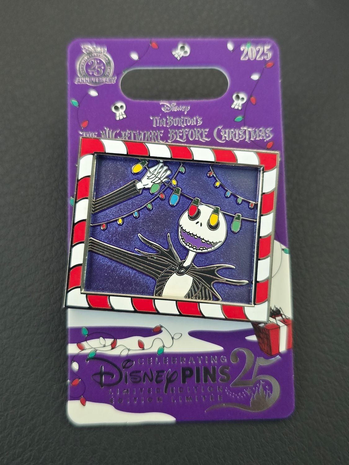 Nightmare Before Christmas Jack Skellington pin