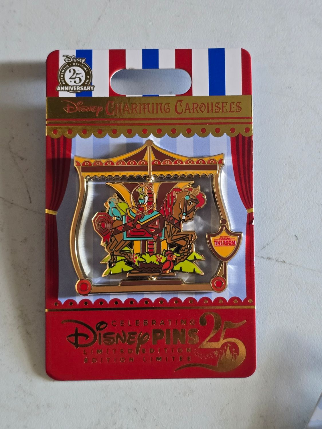 Dianey Carousel Tiki Room pin