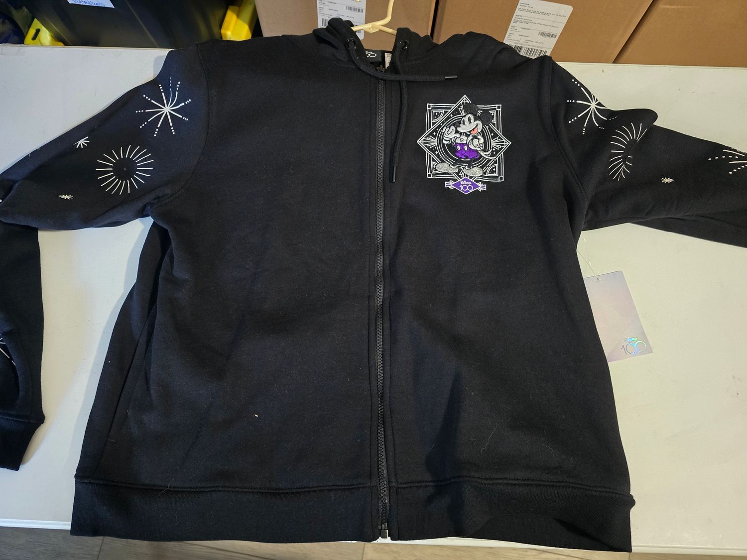 Disney 100 Years zipper hoodie 