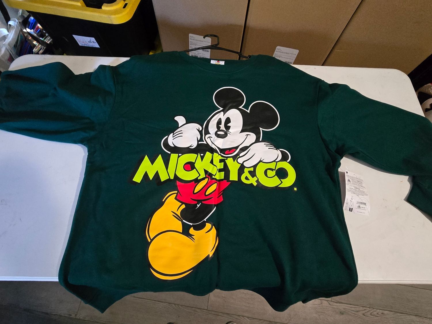 Mickey &amp; Co pullover XL (Green)