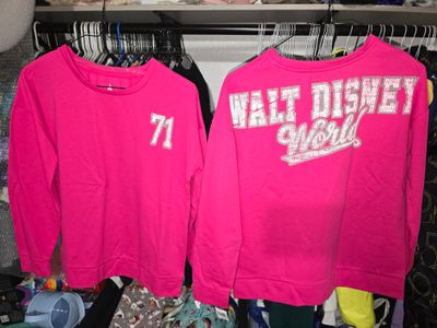 Walt Disney World pink sweatshirt XS