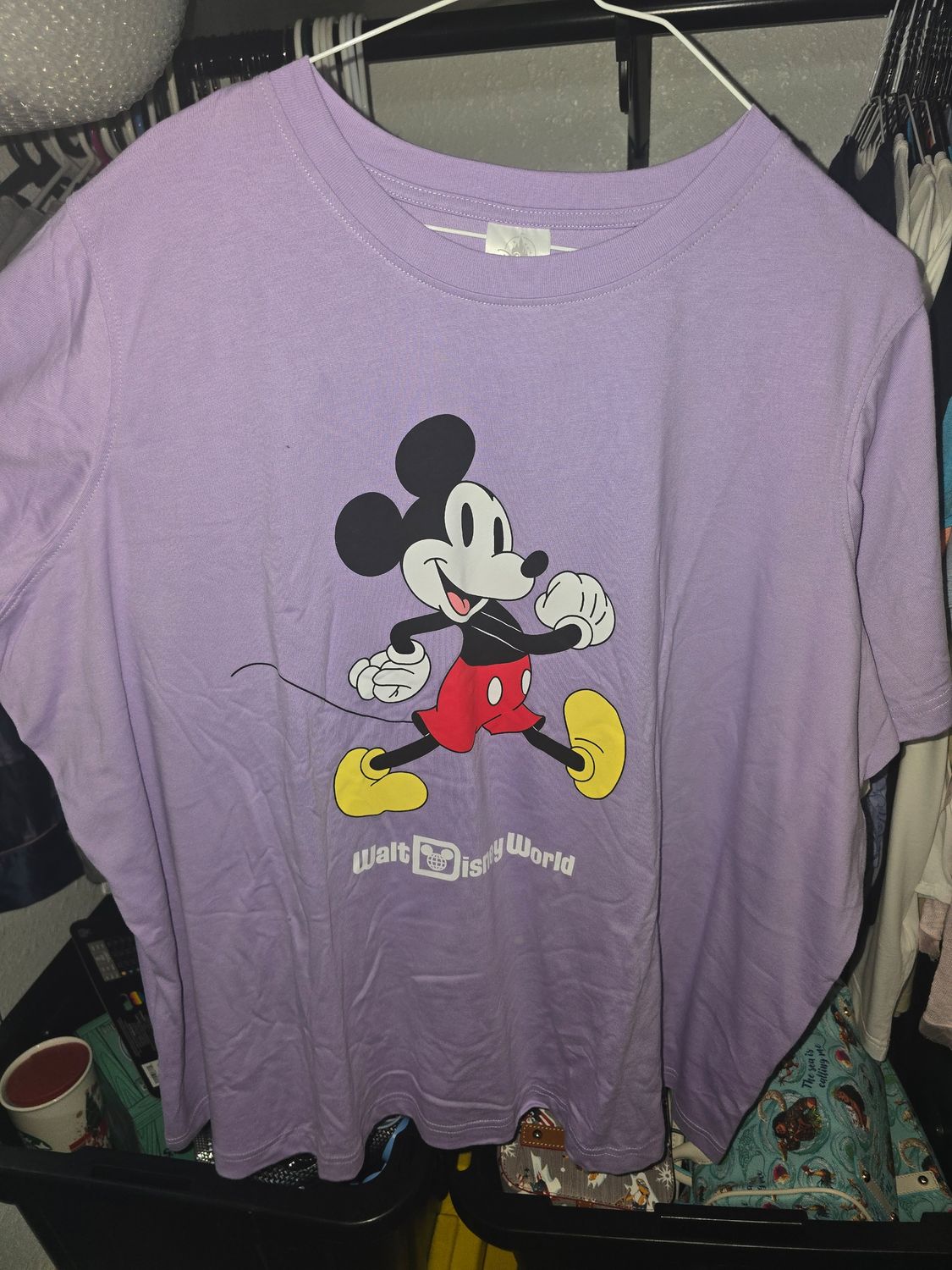 Walt Disney World Mickey Mouse purple shirt (1X)