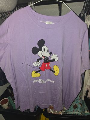 Walt Disney World Mickey Mouse purple shirt (1X)
