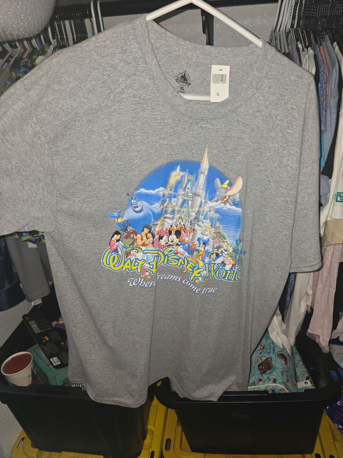 WDW Where Dreams Come True shirt (XL)