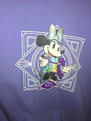 Disney 100 purple Minnie Mouse shirt (XL)