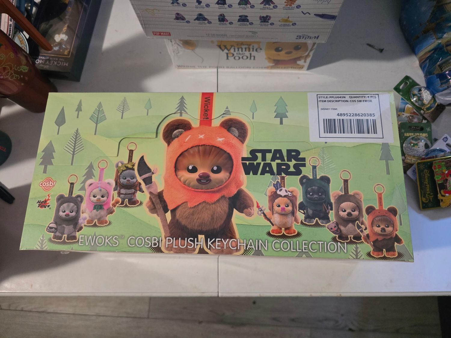 Star Wars Ewoks Cosbi plush keychain mystery box case
