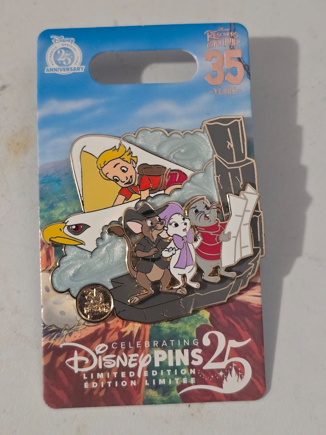Rescuers Down Under 35th Anniversary Marahute Pin