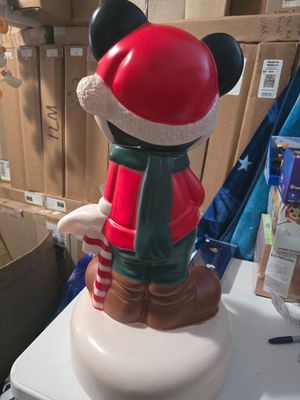 Mickey Christmas Holiday Blow Mold Light Up Decor 24"