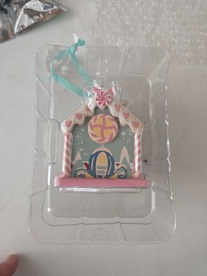 SIGNED Contemporary Resort Gingerbread House Ornament Fairy Godmother