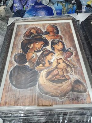 Darren Wilson Forever Princess framed giclee 