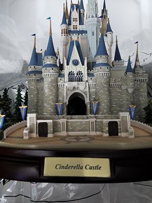 Olszewski Cinderella Castle light up miniature model