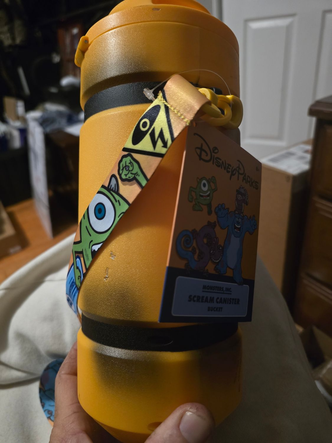 Monster's Inc Scream Canister popcorn bucket