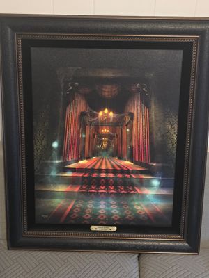 Disney Haunted Mansion “Ghostly Retreat ” Joel Payne Limited Edition 16/95 Framed w/ COA
