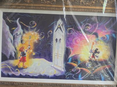 Yesenia Moses Bound by Light ( Kingdom Hearts ) framed giclee 