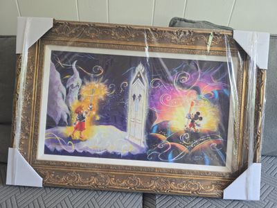 Yesenia Moses Bound by Light ( Kingdom Hearts ) framed giclee 27/95