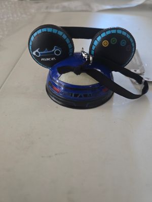 Test Track ear hat ornament