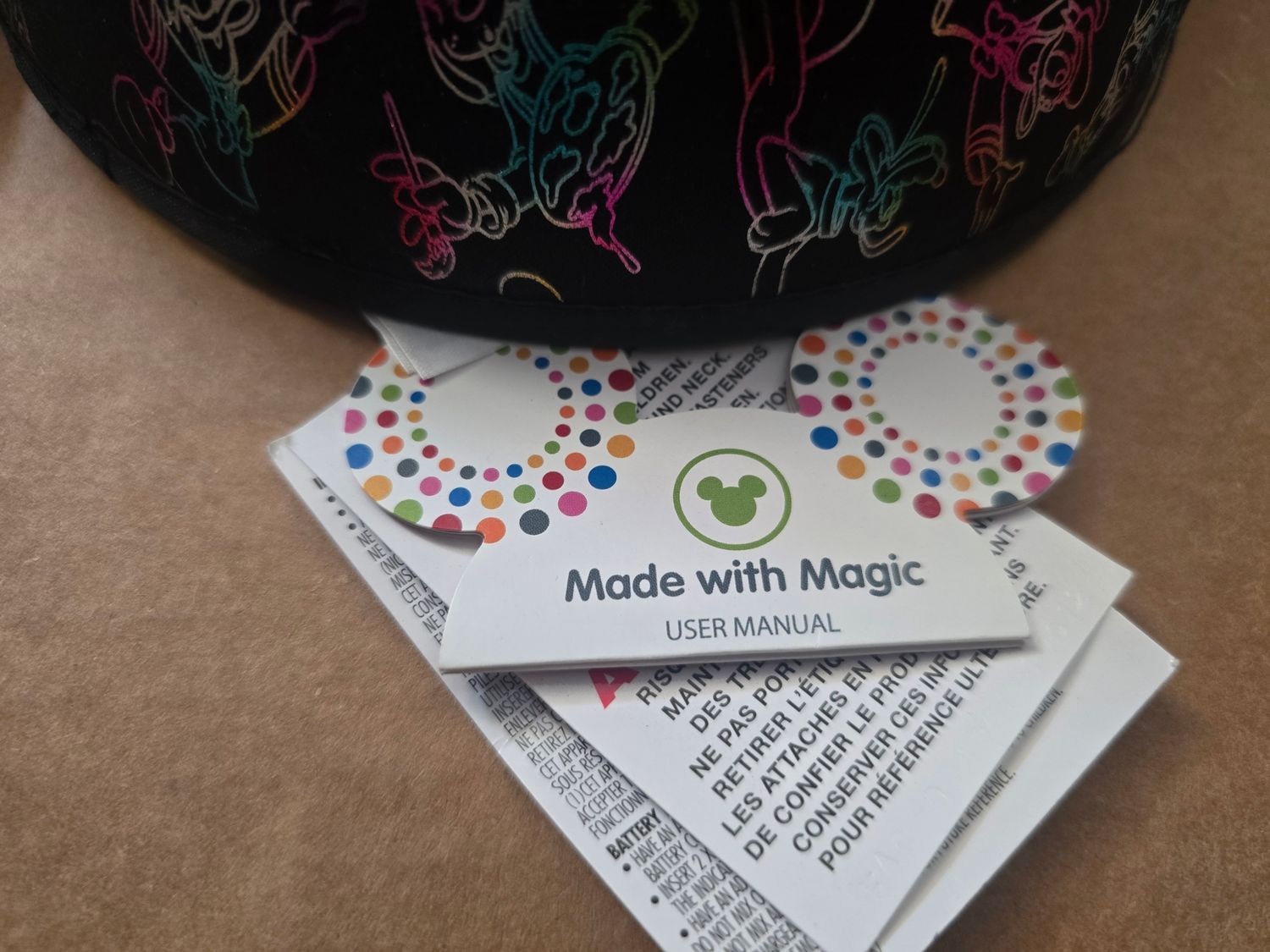 Disney Made With Magic light up ears hat