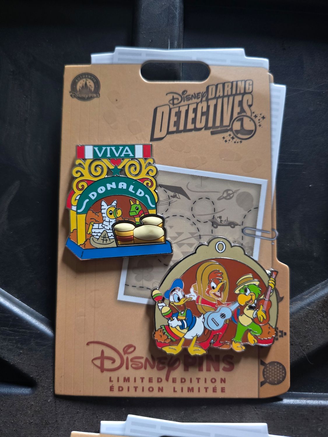 Disney Daring Detectives pin 3 Caballeros 