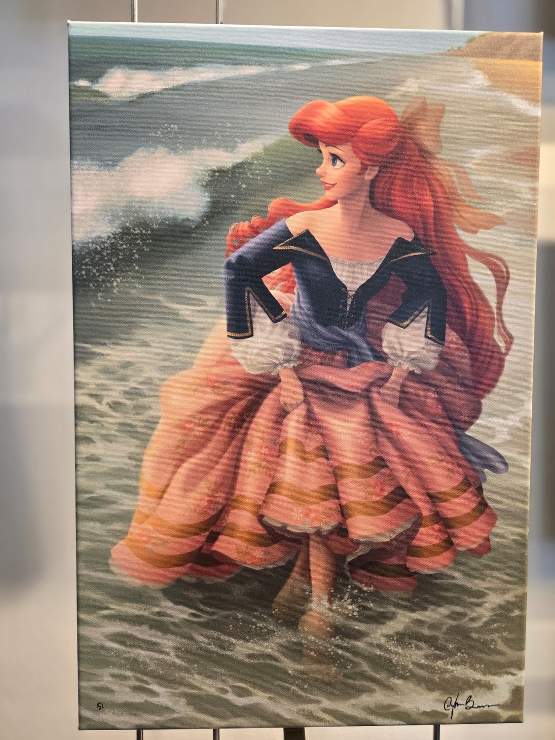 Dylan Bonner Walking Around On Those... gallery wrap canvas