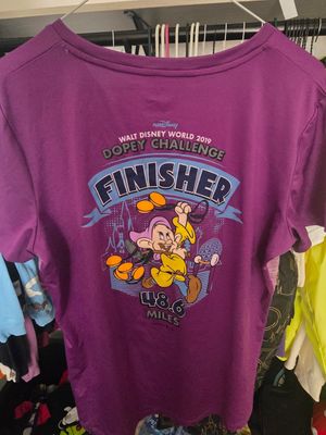RunDisney Dopey Challenge 2019 Finisher Marathon Shirt 48.6 Miles Large I DID IT