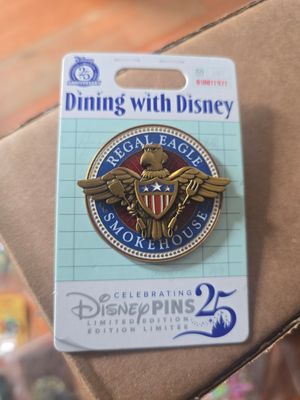 Disney Dining With Disney Regal Eagle Smokehouse LE Pin Disney Pins 25th 2025