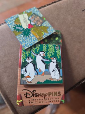 2024 Disney Resorts Holiday Pin. Grand Floridian Resort &amp; Spa. Waiter Penguins