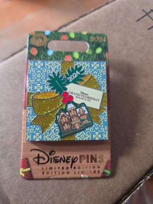 2024 Disney Resorts Holiday Pin. Grand Floridian Resort &amp; Spa. Waiter Penguins