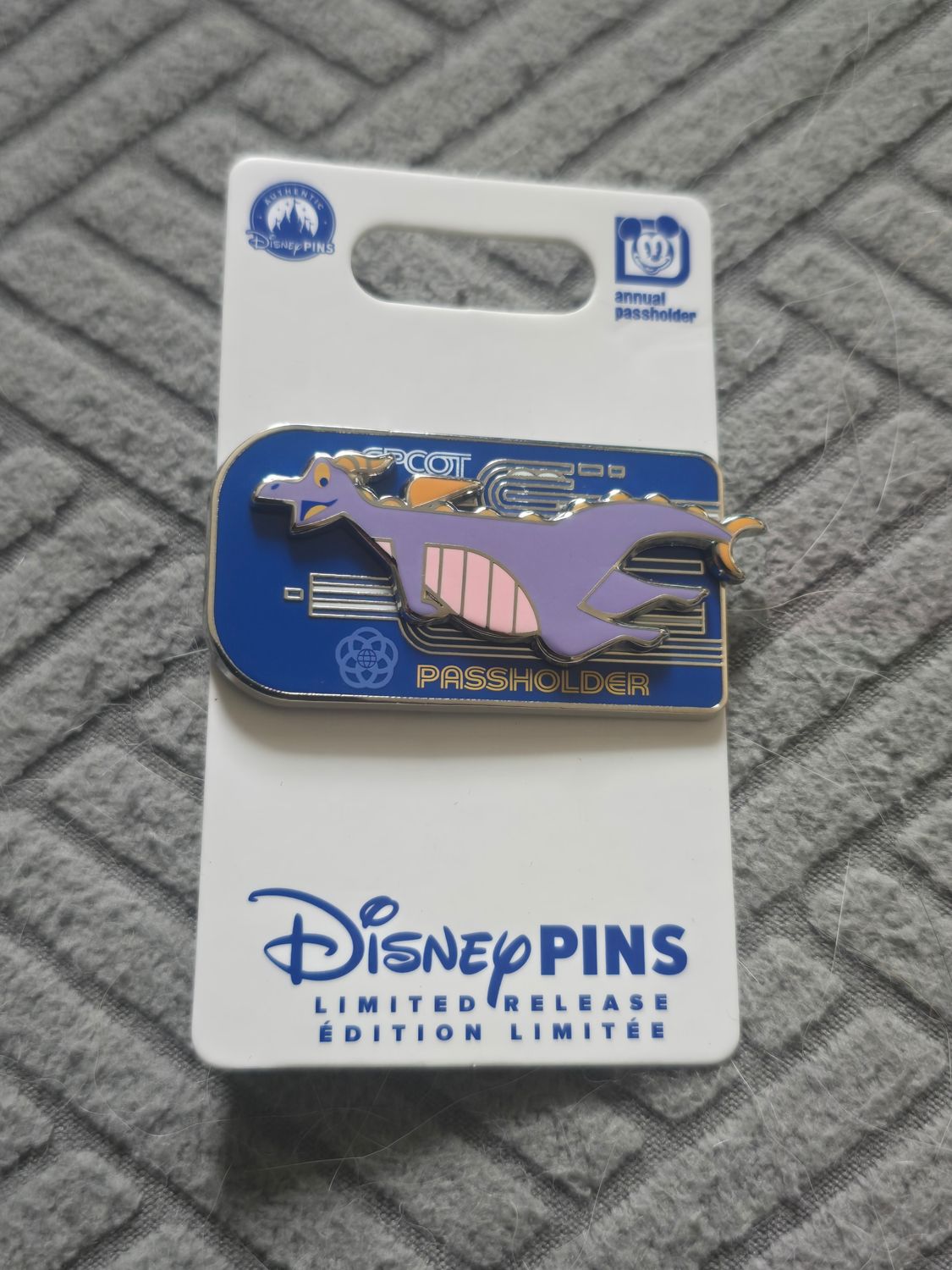 2025 Disney Parks Epcot Figment Slider Annual Passholder AP LR Pin