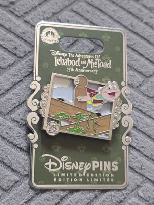 2024 Disney Pins 75th Anniversary - Adventures of Ichabod &amp; Mr Toad Pin LE 2000