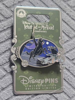 2024 Disney Ichabod and Mr Toad 75th Anniversary LE Pin - Headless Horseman
