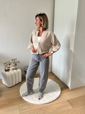 Cosy beige gilet