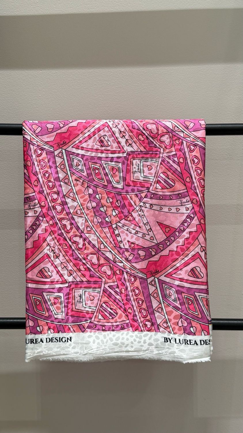 Jacquard Silk With Chiffon Lurex