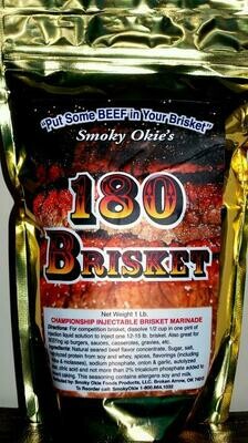 Smoky Okie's 180 Brisket, 1lb Bag