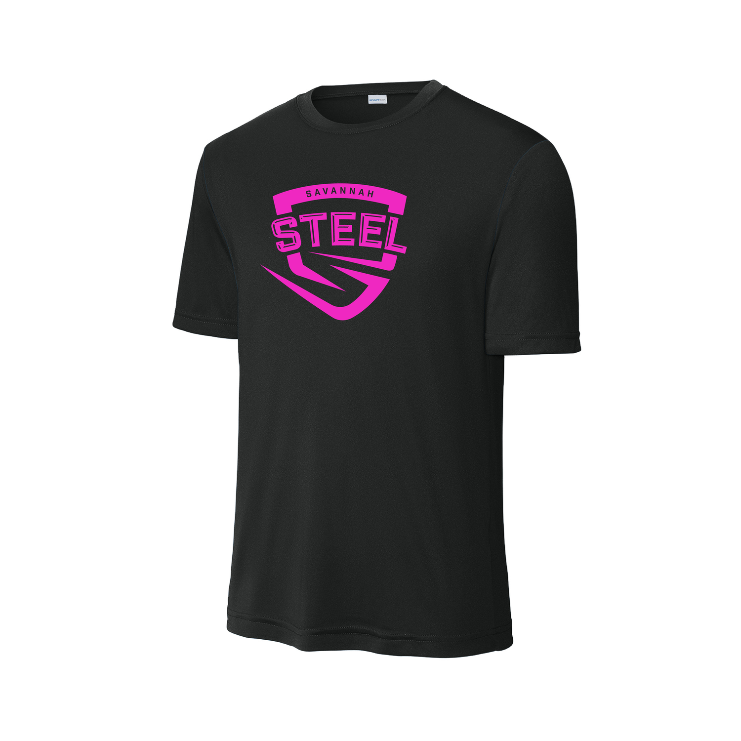 Savannah Steel Performance Logo Black S/S Tee