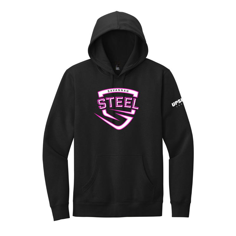 Savannah Steel District Black Logo Hooded Sweatshirt